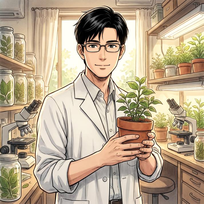 高清3D动漫植物专家李博士